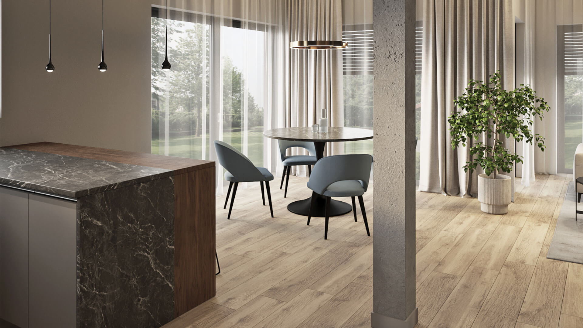 DFG Immobilien ・ Neubauprojekt von zwei exklusiven Doppelhaushälften in Waldtrudering